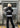 Oversized Zip Hoodie Logo - Black-Hoodies-Bareen-Butler Loftet
