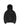 Oversized Zip Hoodie Logo - Black-Hoodies-Bareen-Butler Loftet