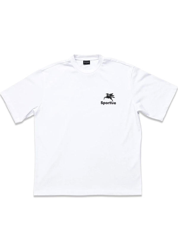 PEGASUS TEE - White-T-shirts-Goodies Sportive-Butler Loftet
