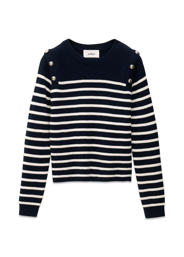 PULL MATIO - Navy-Knitwear-Ba&sh-Butler Loftet