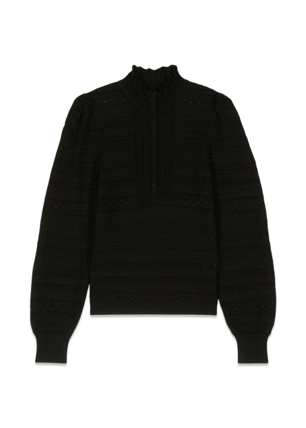 PULL VINNIE - Black-Knitwear-Ba&sh-Butler Loftet