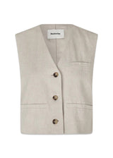 ParkMD vest - Cream Milk-Blazers-Modström-Butler Loftet