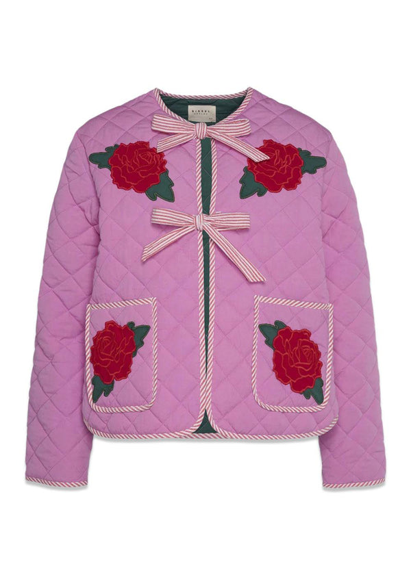 Penny Organic Cotton Quilted Jacket - Cyclamen-Outerwear-Sissel Edelbo-Butler Loftet