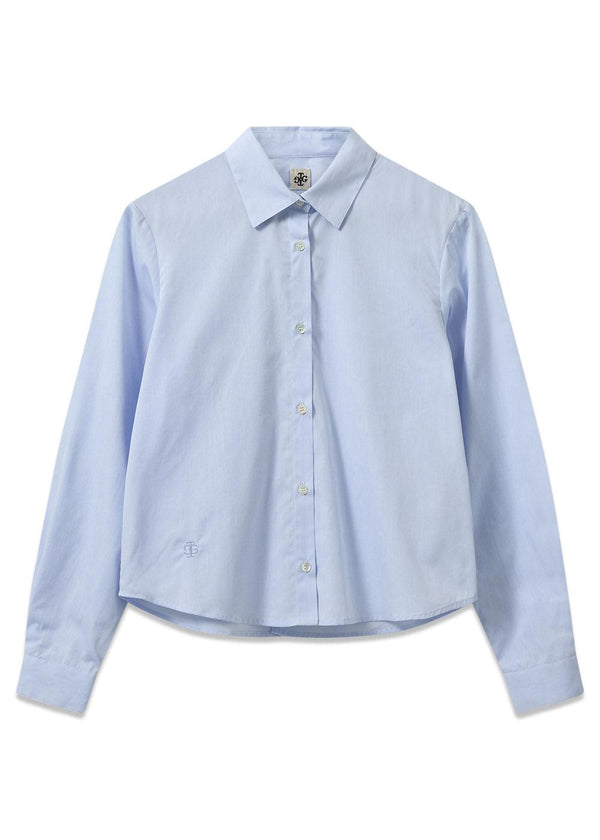 Perry Shirt - Dusty Blue-Shirts-The Garment-Butler Loftet