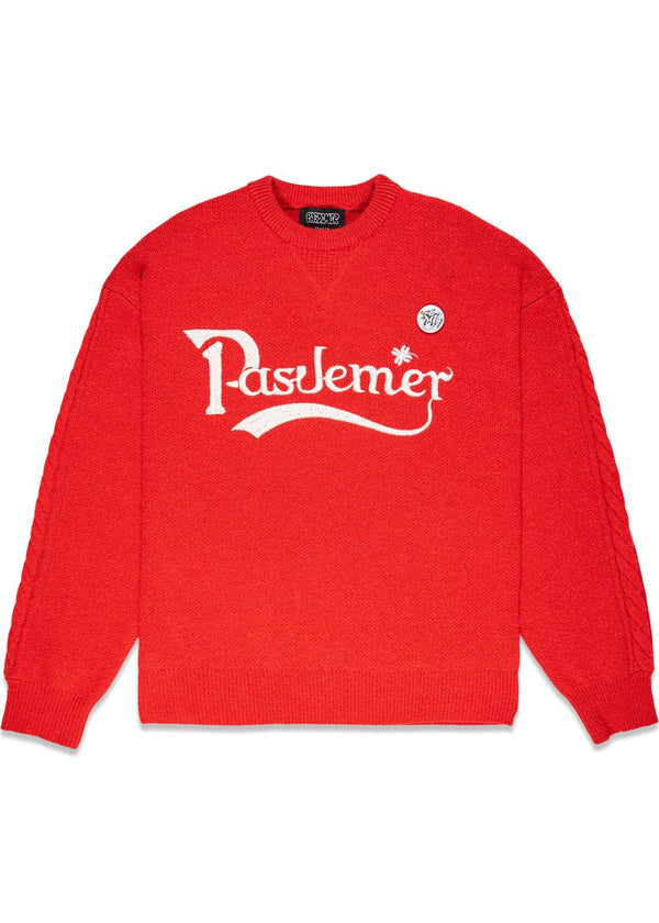 Pub Jumper - Alpaca Red-Knitwear-Pas de Mer-Butler Loftet