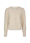 Puli Knit cardigan - Ivory-Knitwear-Neo Noir-Butler Loftet