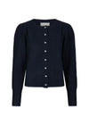 Puli Knit cardigan - Navy-Knitwear-Neo Noir-Butler Loftet