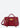 Mini Alexa Waxed Snake Print - Apple Red