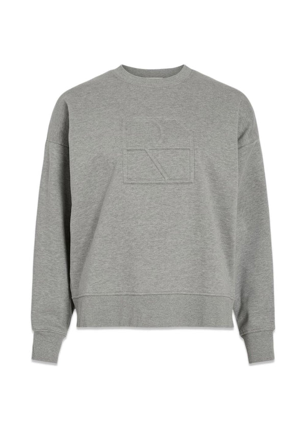 ROUNELLA LS SWEATSHIRT - Light Gray Melange-Sweatshirts-ROUGE EDIT-Butler Loftet