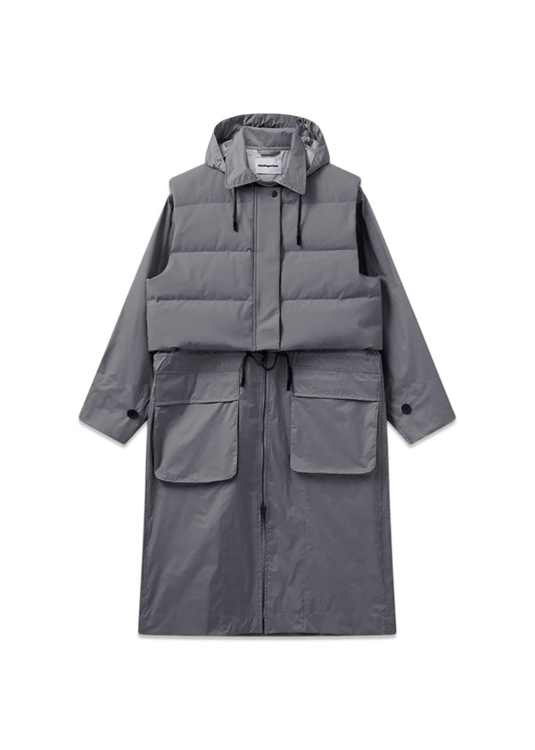 Rain Coat - Koala Grey-Outerwear-H2O Fagerholt-Butler Loftet
