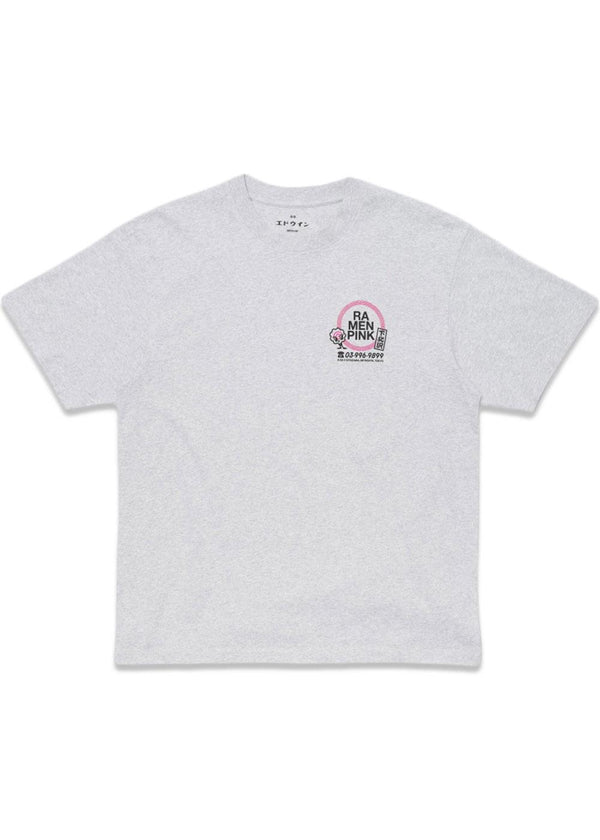 Ramen Pink T-Shirt - Grey-T-shirts-Edwin-Butler Loftet
