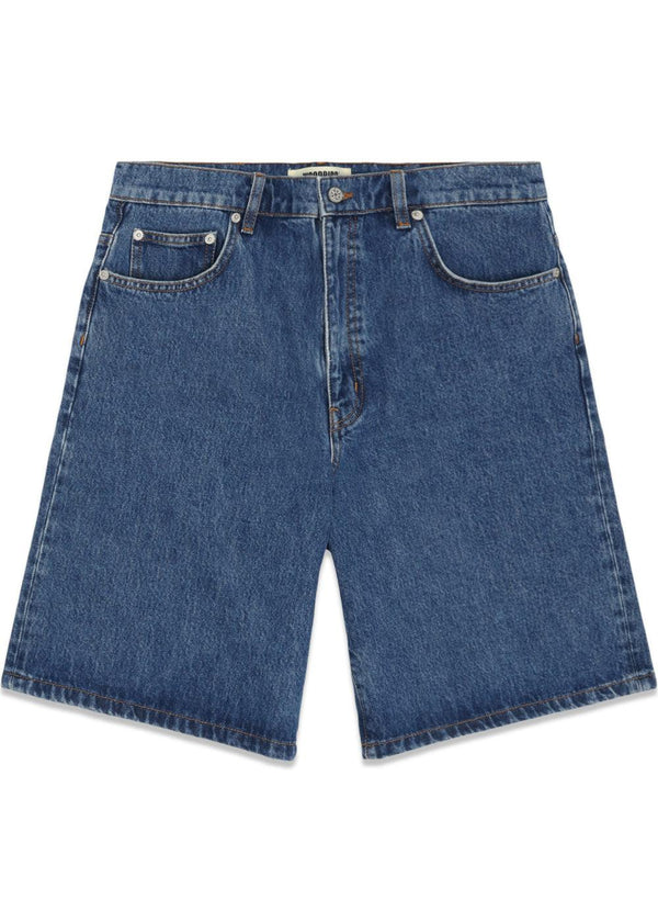 Rami Stone Shorts - Blue-Shorts-Woodbird-Butler Loftet