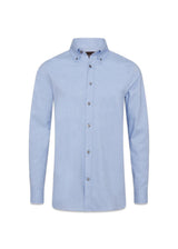 Reg Fit BD Brushed Flannel - Blå-Shirts-Oscar Jacobson-Butler Loftet