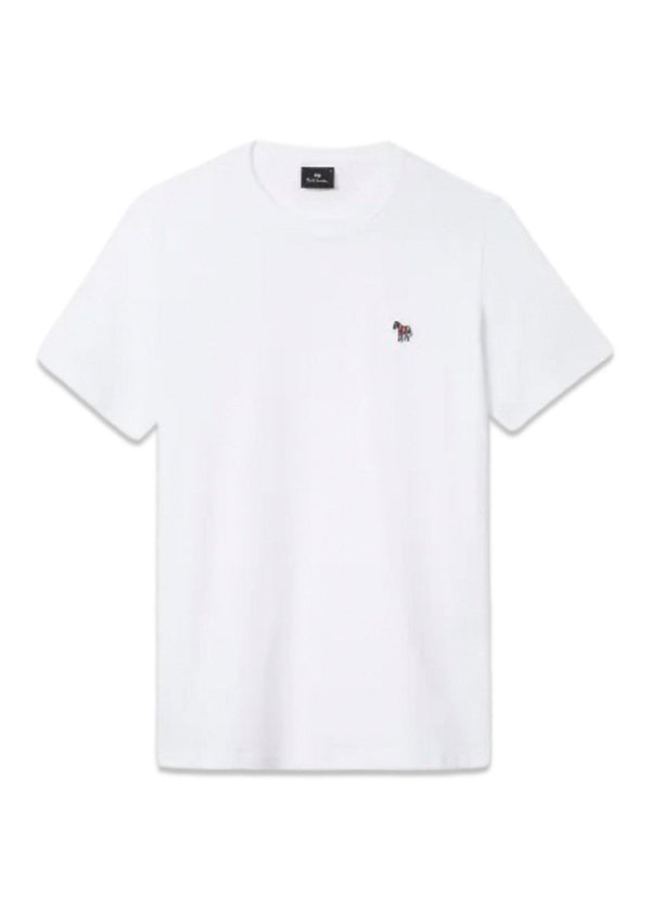 Reg Fit SS T-Shirt Zebra - White-T-shirts-Paul Smith - PS-Butler Loftet
