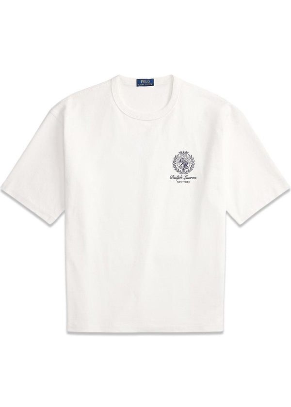 Relaxed Fit Jersey Graphic T-Shirt - White-T-shirts-Ralph Lauren-Butler Loftet