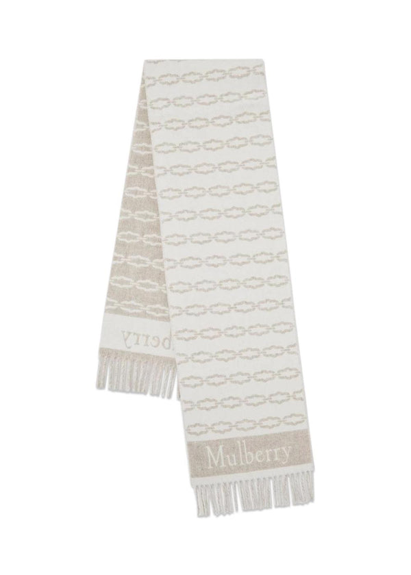 Reverse Pimlico Scarf - Chalk-Ecru-Scarf-Mulberry-Butler Loftet