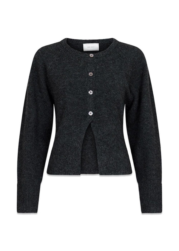 Rex Knit Blouse - Antracit-Knitwear-Neo Noir-Butler Loftet
