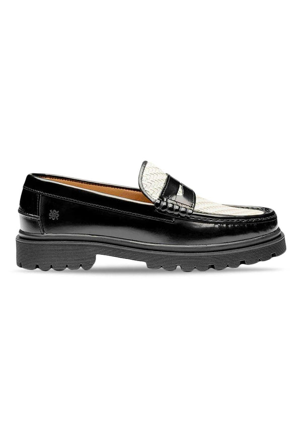 Richmond - Black Polido/White-Shoes-Playboy Footwear-Butler Loftet