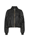 Oval Square's OSRocker Leather Bomber - Vintage Black. Buy outerwear here.