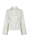 Rosa Pinstripe Shirt - White-Shirts-Neo Noir-Butler Loftet
