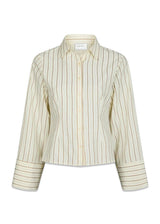 Rosa Solid Shirt - Sand-Shirts-Neo Noir-Butler Loftet
