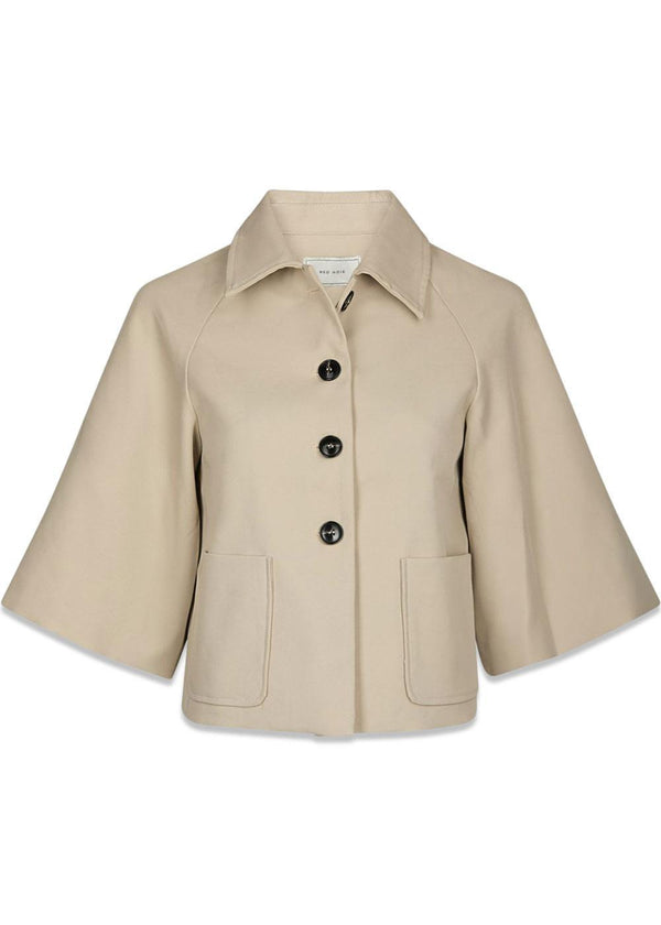 Rosemma Trench Mini Jacket - Beige-Outerwear-Neo Noir-Butler Loftet