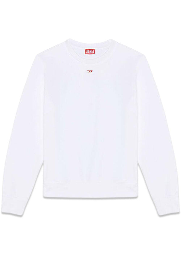 S-GINN-D SWEAT-SHIRT - Bright White-Sweatshirts-Diesel-Butler Loftet