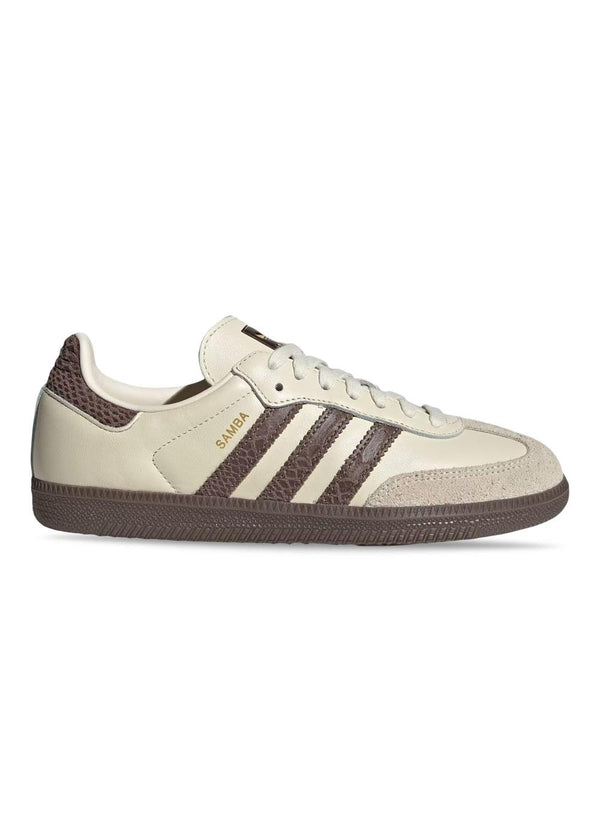 SAMBA OG W - Cream White/Earth Strata/Maroon-Shoes-Adidas Originals-Butler Loftet