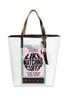 SHOPPING BAG - Pink/Black-Bags-Marni-Butler Loftet