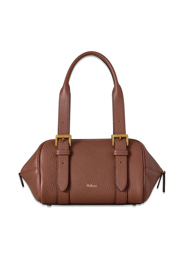 SMALL BOSTON HEAVY GRAIN - Oak-Bags-Mulberry-Butler Loftet