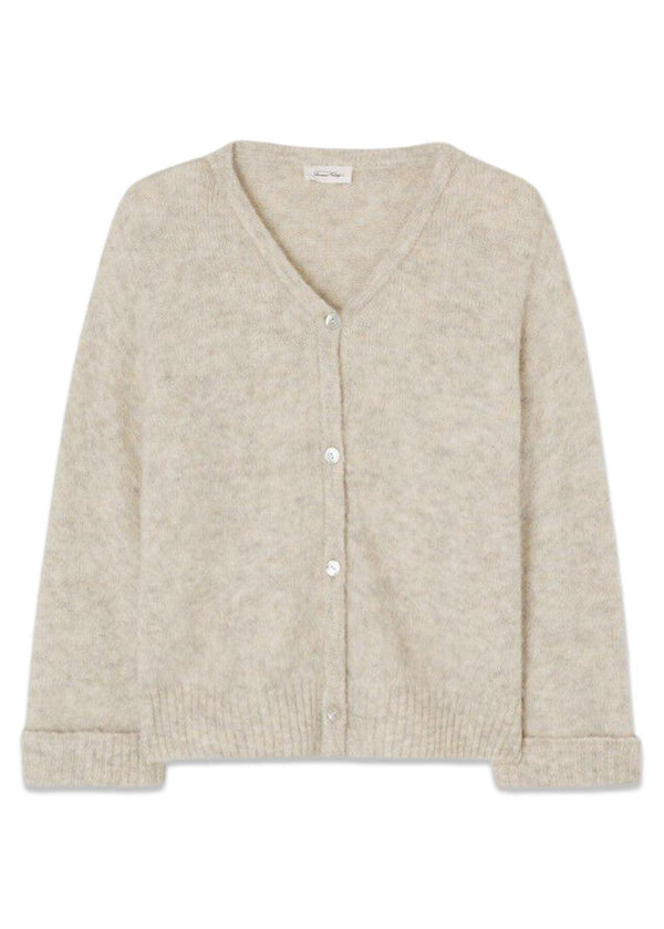SWEAT GILET - Poudreuse Chine-Knitwear-American Vintage-Butler Loftet