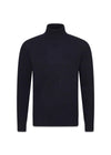 Salim Rollneck - Navy-Knitwear-Oscar Jacobson-Butler Loftet