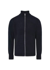 Saltum Sailor Zip - Navy-Knitwear-Clipper-Butler Loftet