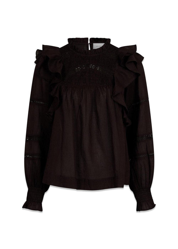 Neo Noirs Sarna S Voile Blouse - Mocca. Køb blouses her.
