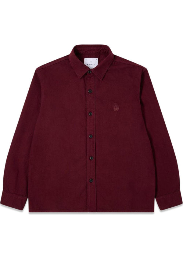 Sebastian Shirt LS - Wine-Shirts-Edwin-Butler Loftet