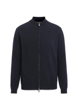Seb Cardigan - Navy-Knitwear-Oscar Jacobson-Butler Loftet