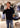 Sergio zip polo 6605 - Black-Knitwear-Nn. 07-Butler Loftet