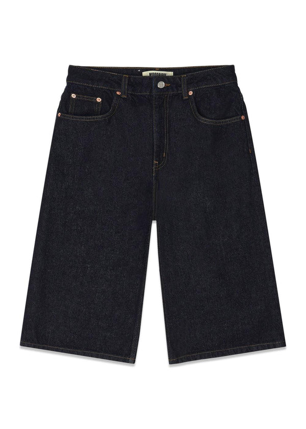 Shan Bermuda Shorts - Dark Blue-Shorts-Woodbird-Butler Loftet