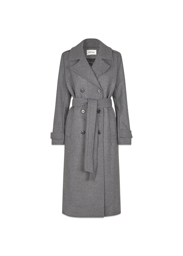 ShayMD coat - Dark Gray Melange-Outerwear-Modström-Butler Loftet