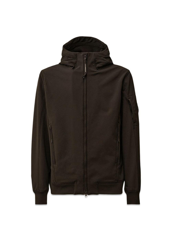 Shell-R Hooded Lens Jacket - Black-Outerwear-C.P. Company-Butler Loftet