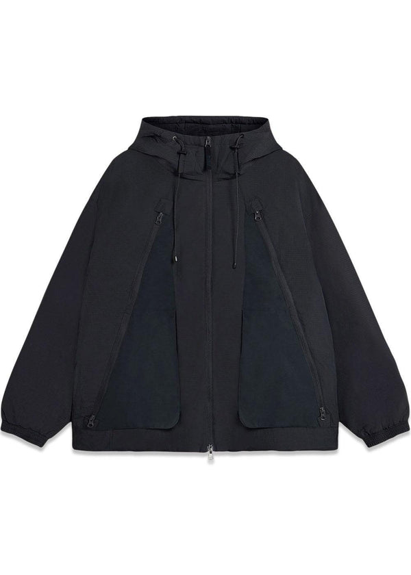 Shoung Tech Jacket - Black-Outerwear-Woodbird-Butler Loftet
