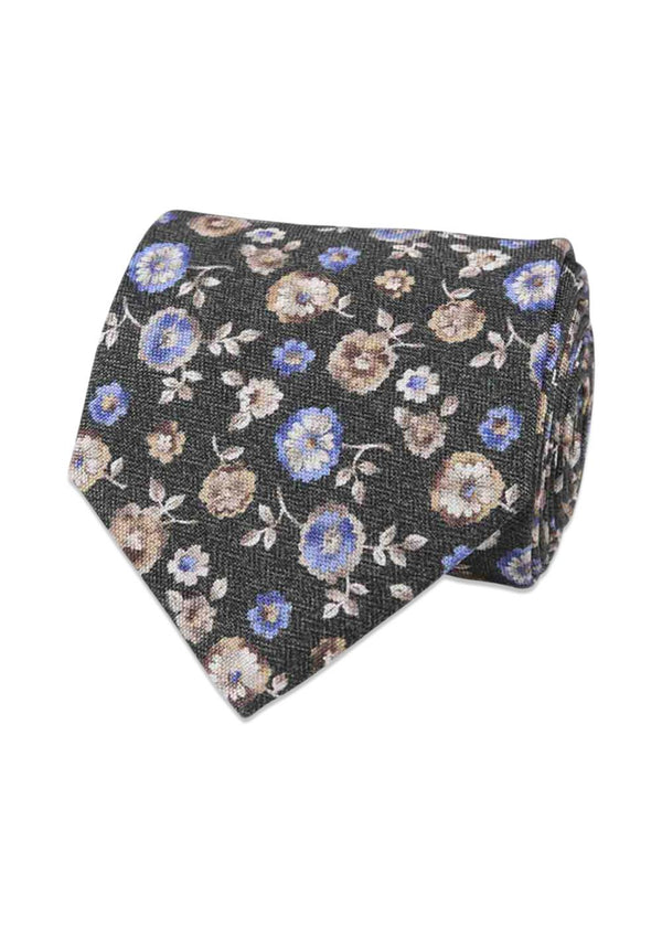 Silk Tie - Green-Accessories-Portia-Butler Loftet