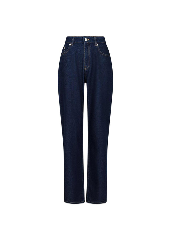 Simona D Pants - Dark Blue-Pants-Neo Noir-Butler Loftet