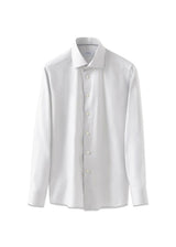 Slim - Semi Solid Fine Twill - Melange-Shirts-Eton-Butler Loftet