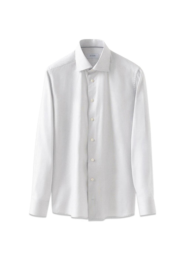 Slim - Semi Solid Fine Twill - Melange-Shirts-Eton-Butler Loftet