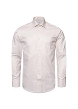 Slim Stripped Signature Oxford Shirt - Brown-Shirts-Eton-Butler Loftet
