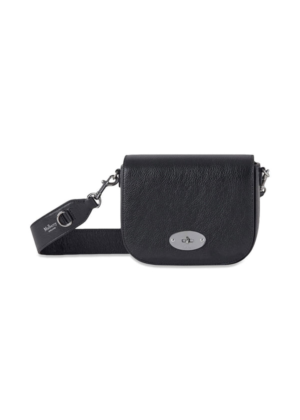 Small Darley Satchel High Shine Leather - Black-Bags-Mulberry-Butler Loftet