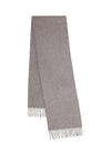 Small Solid Merino Wool Scarf - Light Gray Melange-Scarf-Mulberry-Butler Loftet