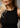 Soft Cotton Rib Tank Top - Black-Top-Ganni-Butler Loftet