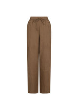 Sonar Linen Pants - Brown-Pants-Neo Noir-Butler Loftet